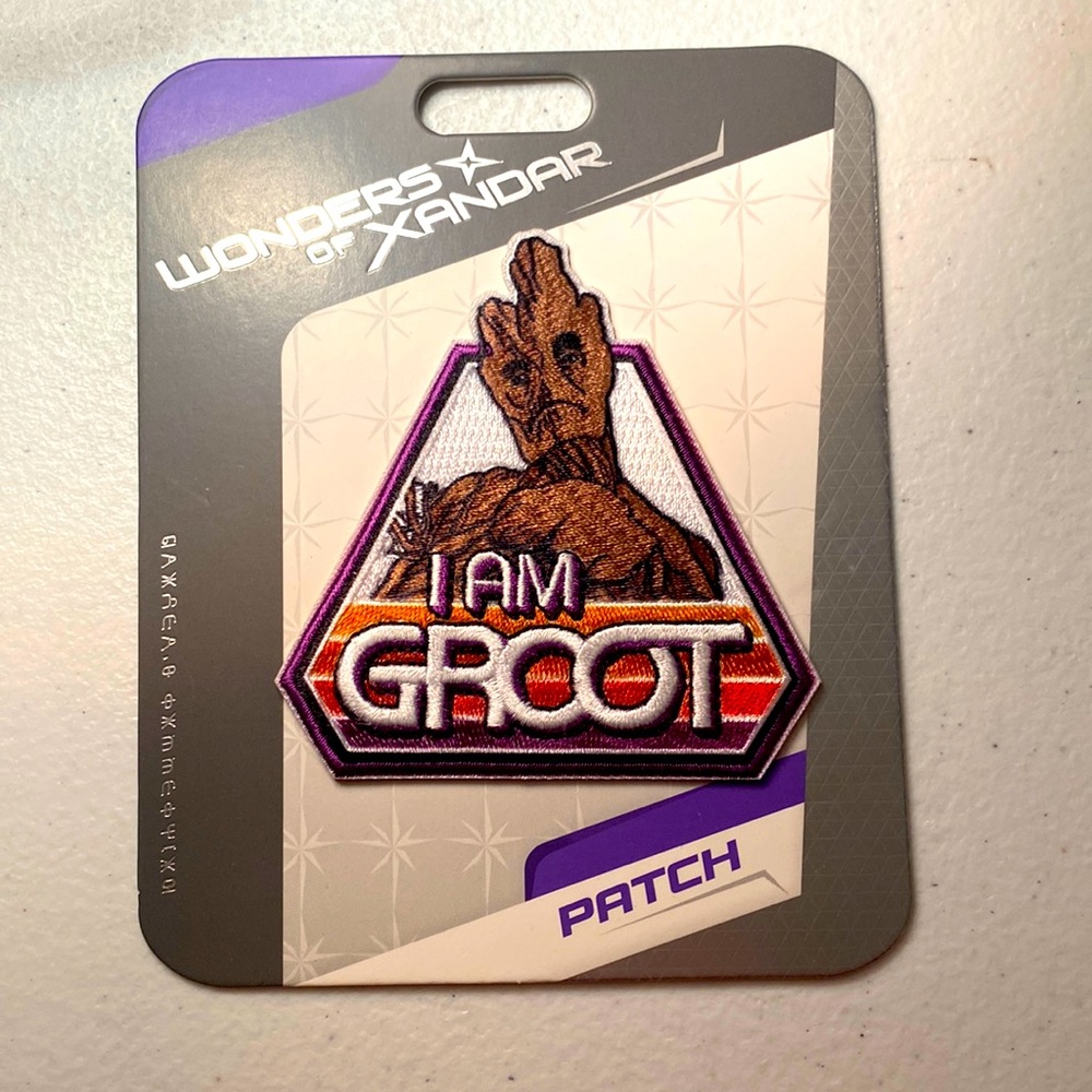 I Am Groot Patch NEW - removable & replaceable or sew on for permanent applique